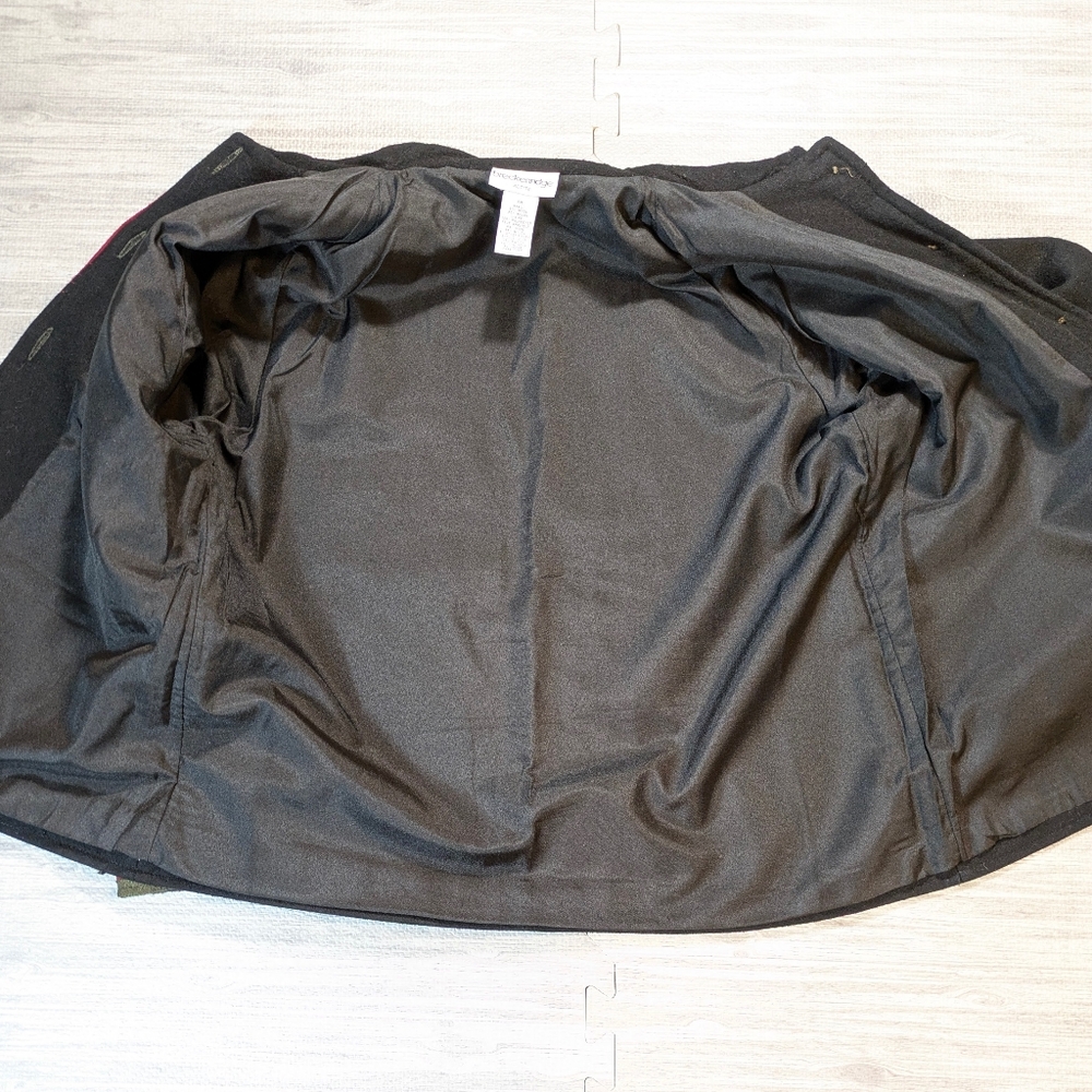 Breckenridge Black Wool Blend Blazer Jacket Colorful Embroidery Applique Med P - Picture 12 of 15
